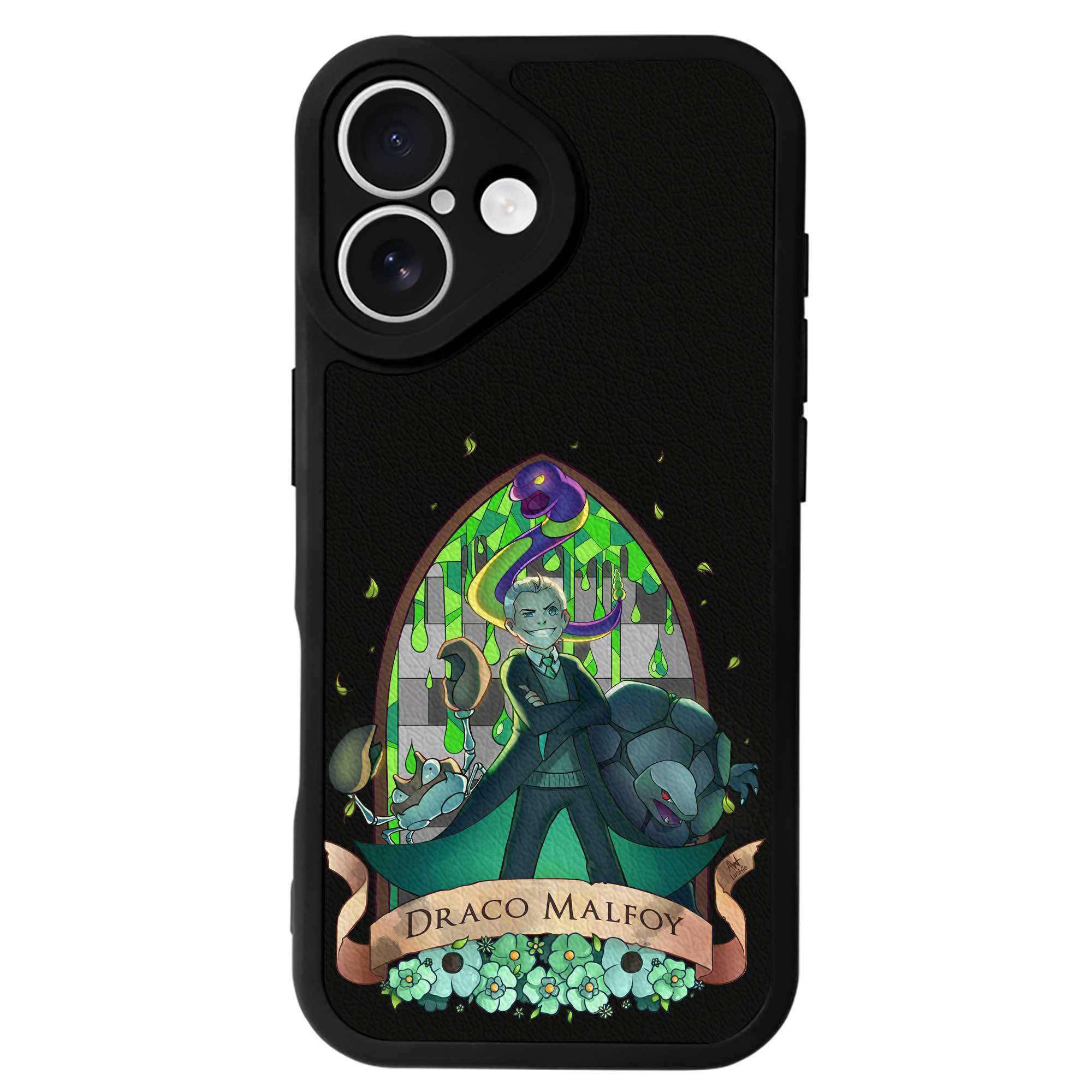 （画像用） Harry Potter ハリー・ポッターシリーズ 【iPhone 16シリーズ対応】シリコンスマホケース（レザー調） 材質：シリコン